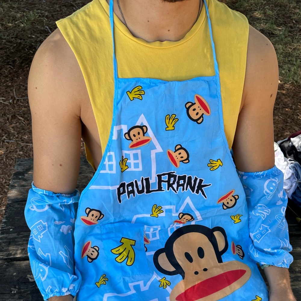 PAUL FRANK JULIUS The Monkey Face APRON CUFF PROTECTIVE SLEEVE SET PROTECTOR CAP